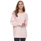 Juniors' So&reg; Oversized Sweatshirt, Teens, Size: Small, Light Pink