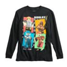 Boys 8-20 Roblox Square Tee, Size: Small, Black