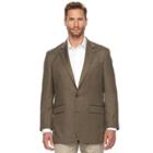 Big & Tall Croft & Barrow&reg; Classic-fit True Comfort Classic-fit Hopsack Sport Coat, Men's, Size: 54 Long, Dark Brown