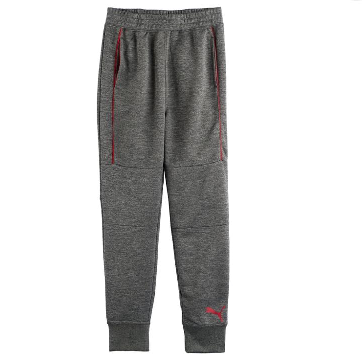 Boys 8-20 Puma French Terry Jogger Pants, Size: Xl, Grey (charcoal)