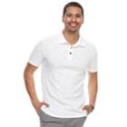 Men's Apt. 9&reg; Slim-fit Slubbed Polo, Size: Small, White