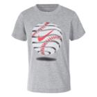 Boys 4-7 Nike Peeled Baseball Graphic Tee, Size: 7, Grey