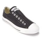 Adult Converse All Star Laceless Sneakers, Size: M12w14, Black