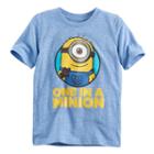 Boys 4-10 Jumping Beans&reg; Minions One In A Minion Heathered Graphic Tee, Boy's, Size: 10, Blue (navy)