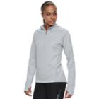 Women's Nike Dry Half-zip Running Top, Size: Medium, Grey (charcoal)