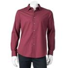 Men's Apt. 9&reg; Slim-fit Stretch Button-down Shirt, Size: Med Slim, Red