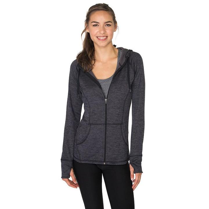 Women's Rbx Brush Back Hoodie, Size: Medium, Black