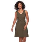 Women's Apt. 9&reg; Ponte Fit & Flare Dress, Size: Xxl, Green