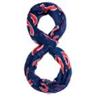 Forever Collectibles Chicago Cubs Team Logo Infinity Scarf, Women's, Multicolor