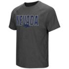 Men's Campus Heritage Nevada Wolf Pack Castle Raglan Tee, Size: Large, Med Blue