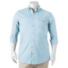 Big & Tall Sonoma Goods For Life&trade; Flexwear Modern-fit Poplin Button-down Shirt, Men's, Size: 3xb, Med Blue