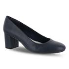 Easy Street Proper Women's High Heels, Size: 10 Wide, Blue (navy)