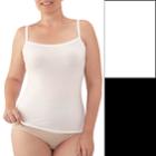 Plus Size Fruit Of The Loom Fit For Me 2-pack Seamless Cami 2dsuscp, Women's, Size: 1xl, White Black Pack