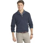 Men's Izod Hyannis Classic-fit Quarter-zip Sweater, Size: Large, Blue Other