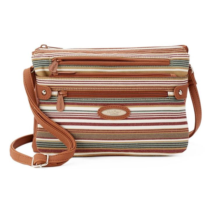 Multisac Hunter Striped Crossbody Bag, Women's, Ovrfl Oth