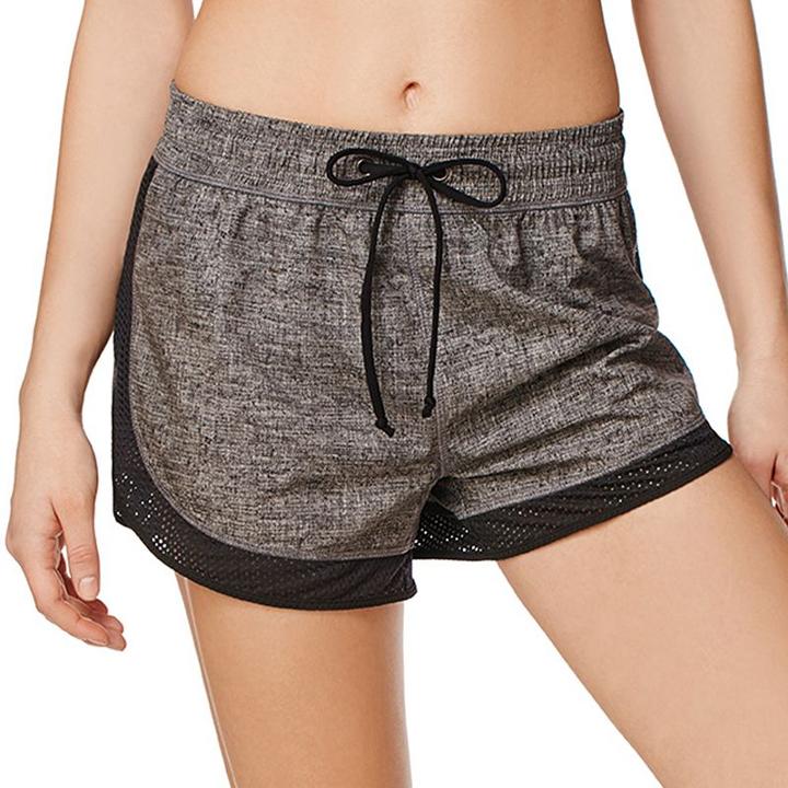 Women's Shape Active Street Running Shorts, Size: Medium, Light Grey