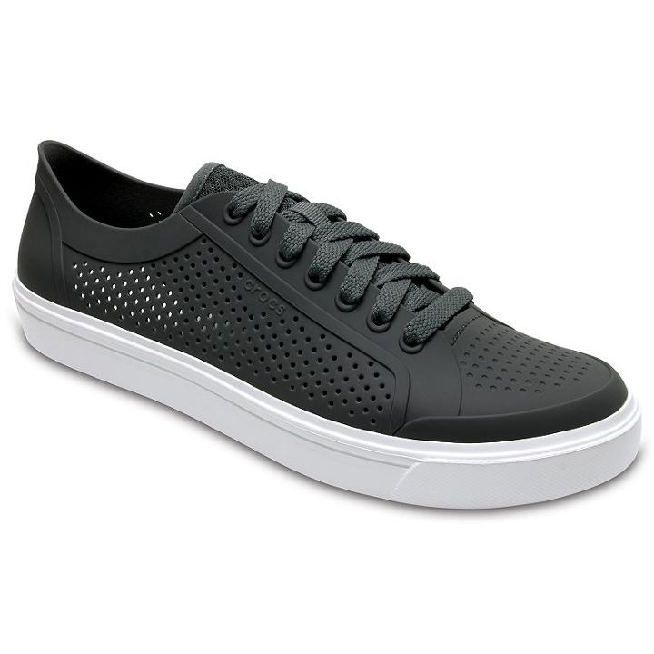 Crocs Citilane Roka Court Men's Sneakers, Size: 12, Silver