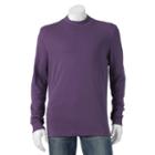 Big & Tall Croft & Barrow&reg; Classic-fit Interlock Mockneck Tee, Men's, Size: Xl Tall, Purple