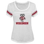 Juniors' Wisconsin Badgers White Out Tee, Women's, Size: Xl