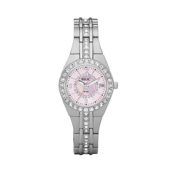 Relic Women's Crystal Watch, Size: Medium, Multicolor