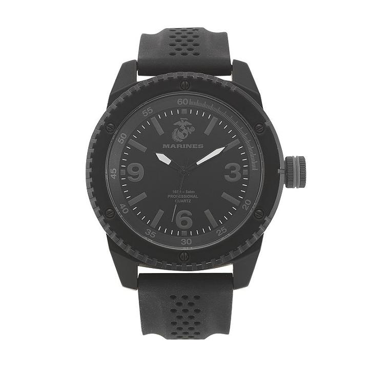 Wrist Armor Men's Military United States Marine Corps C20 Watch, Black