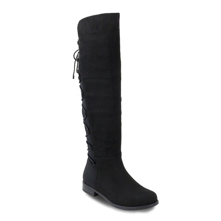 Olivia Miller Smithtown Women's Riding Boots, Size: 8, Black