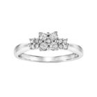 Cherish Always Diamond Engagement Ring In 10k White Gold (1/3 Carat T.w.), Women's, Size: 7.50
