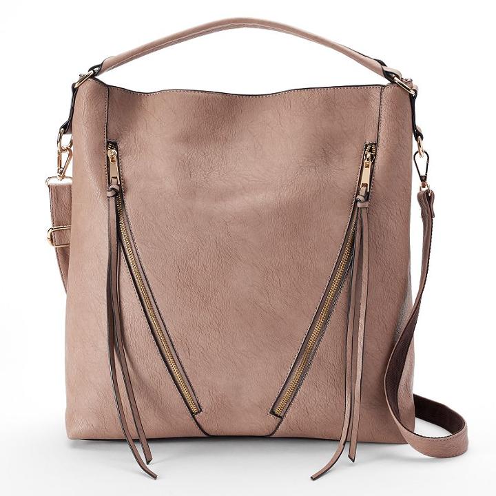 Mellow World Isabel Hobo, Women's, Beig/green (beig/khaki)