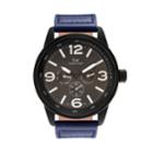 Territory Men's Leather Watch - Kh-tw-29572-blu-blk, Size: Xl, Blue