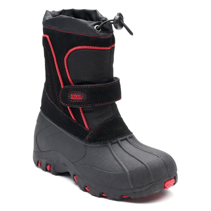 Totes Tate Boys' Winter Boots, Size: 1, Oxford
