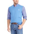 Big & Tall Chaps Classic-fit Sweater Vest, Men's, Size: 4xb, Blue