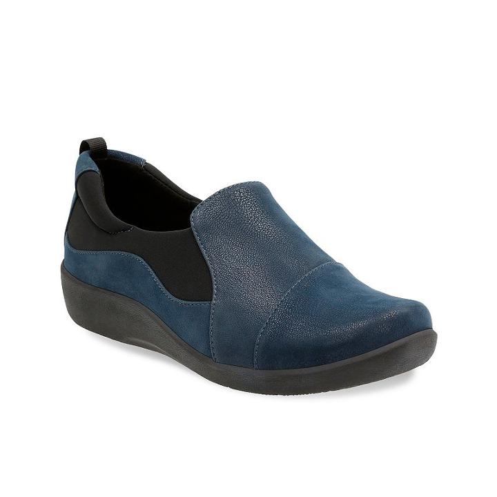 Clarks Sillian Paz Women's Shoes, Size: Medium (9), Dark Blue