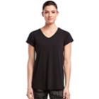 Women's Jockey Sport Resolution V-neck Tee, Size: Large, Oxford