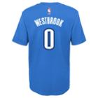 Boys 8-20 Oklahoma City Thunder Russell Westbrook Player Name & Number Replica Tee, Size: M 10-12, Blue Other