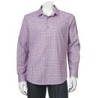 Men's Apt. 9&reg; Modern-fit Patterned Button-down Shirt, Size: Xl, Drk Purple