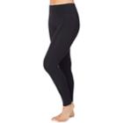 Women's Cuddl Duds Softwear Stretch High-waist Leggings, Size: Large, Black