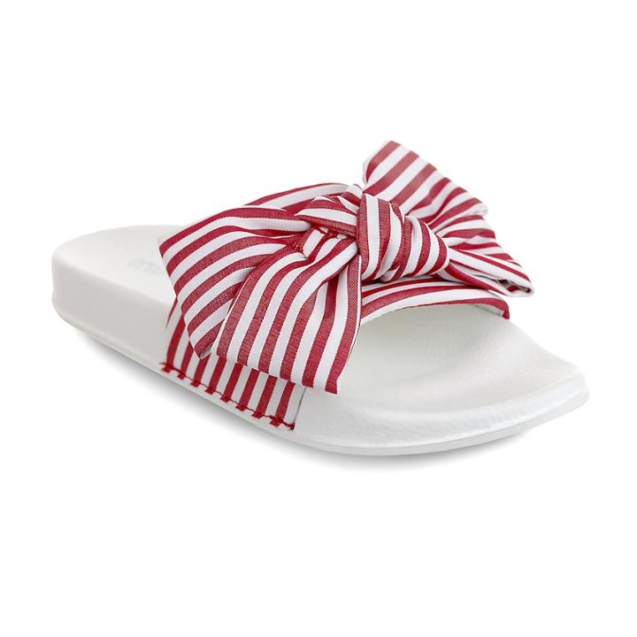 Olivia Miller Miami Women's Slide Sandals, Size: 8, Red