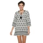 Women's Apt. 9&reg; Tassel Tunic Swim Cover-up, Size: Small, White