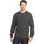 Big & Tall Van Heusen Regular-fit Flex Stretch Fleece Crewneck Sweater, Men's, Size: 3xb, Black