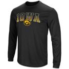 Men's Campus Heritage Iowa Hawkeyes Gradient Long-sleeve Tee, Size: Large, Black