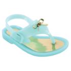Baby Girl Wee Kids Aqua Jelly Thong Sandal Crib Shoes, Size: 3, Light Blue