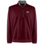 Men's Montana Grizzlies 1/4-zip Leader Pullover, Size: Large, Red