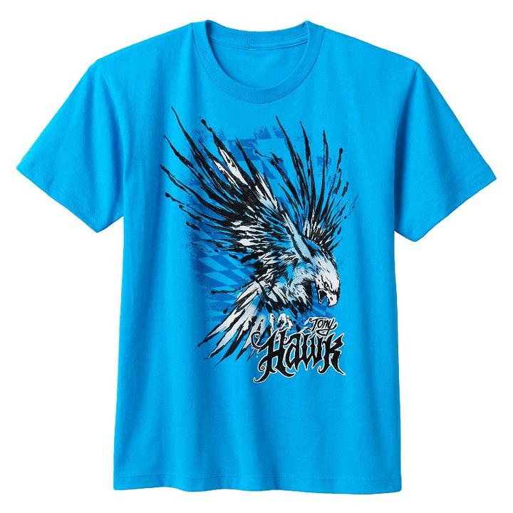 Boys 8-20 Tony Hawk Eagle Tee, Boy's, Size: Large, Turquoise/blue (turq/aqua)