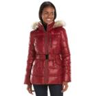 Women's Halifax Hooded Puffer Jacket, Size: Large, Red