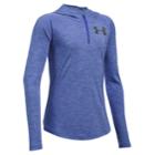 Girls 7-16 Under Armour Novelty Tech 1/4-zip Hoodie, Size: Medium, Lt Purple