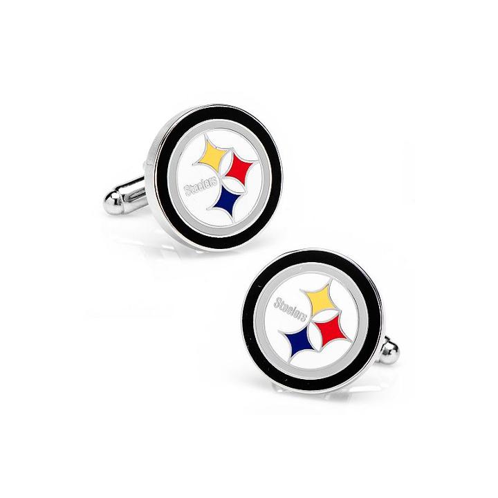 Pittsburgh Steelers Cuff Links, Men's, Multicolor