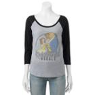 Disney's Beauty And The Beast Juniors' Relationship Goals Graphic Tee, Girl's, Size: Large, Grey