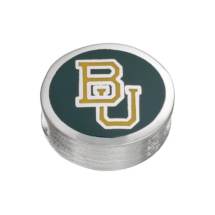 Fiora Sterling Silver Baylor Bears Bead, Women's, Multicolor