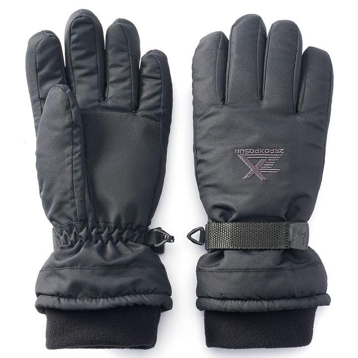 Boys Zeroxposur Revolver Gloves, Boy's, Size: S/m, Black