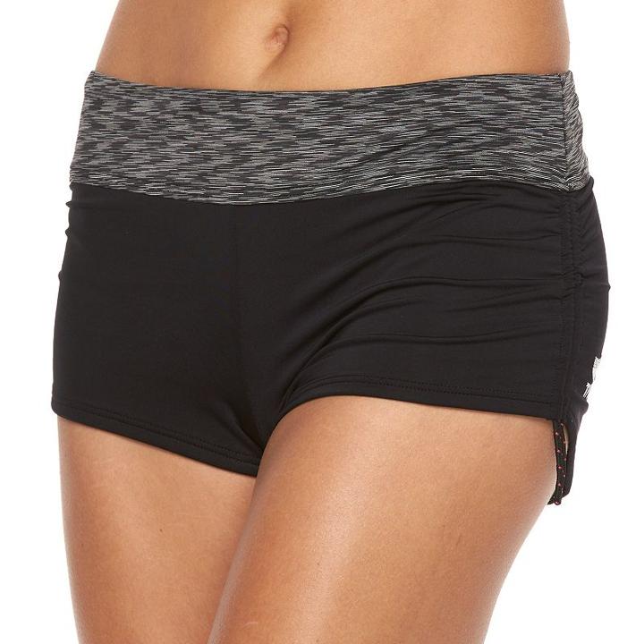 Women's Tyr Della Boyshort Bottoms, Size: Small, Black